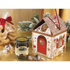 "Családi otthon" papírház ajándék doboz