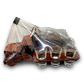 Minibár kamion 6 feles pohárral és üveggel