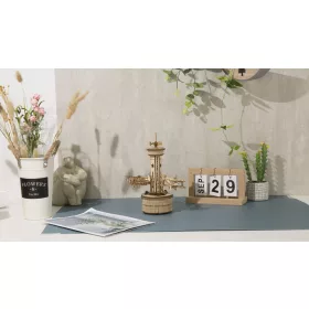 Légi irányítótorony 3D fa puzzle modell (zenélő)