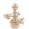 Légi irányítótorony 3D fa puzzle modell (zenélő)