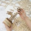 Légi irányítótorony 3D fa puzzle modell (zenélő)
