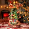 Karácsonyi Dallamfa 3D fa puzzle modell (mozgó, zenélő)