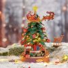 Karácsonyi Dallamfa 3D fa puzzle modell (mozgó, zenélő)