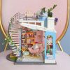 Tetőtéri olvasósarok 3D fa puzzle modell