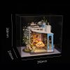 Tetőtéri olvasósarok 3D fa puzzle modell
