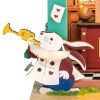 Alice teaboltja 3D fa puzzle modell