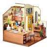 Konyha miniatűr 3D fa puzzle modell