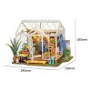 Álmodozó télikert 3D fa puzzle modell