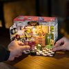 Garázsműhely 3D fa puzzle modell