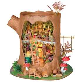 Tündérlak faház 3D fa puzzle - Egyedi kreatív ajándékötlet