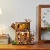 Precíziós lézervágott fa elemek - Tündérlak faház 3D fa puzzle