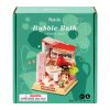 Fürdőszoba 3D fa puzzle modell