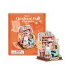 Gyerekszoba 3D fa puzzle modell