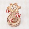 Ejtőernyős torony 3D fa puzzle modell (zenélő)
