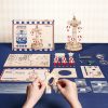 Ejtőernyős torony 3D fa puzzle modell (zenélő)