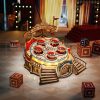Teáscsésze körhinta 3D fa puzzle modell (zenélő)