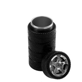 Gumiabroncs rozsdamentes acél bögre 