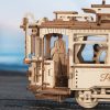 Városi villamos 3D fa puzzle modell