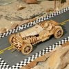 Grand Prix autó 3D fa puzzle modell