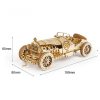 Grand Prix autó 3D fa puzzle modell