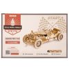 Grand Prix autó 3D fa puzzle modell