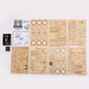 Katonai terepautó 3D fa puzzle modell