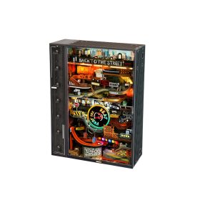 Hip-Hop Street golyópálya részlet neon világítással és utcai dizájnnal