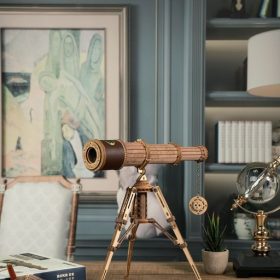 Távcső teleszkóp 3D fa puzzle modell