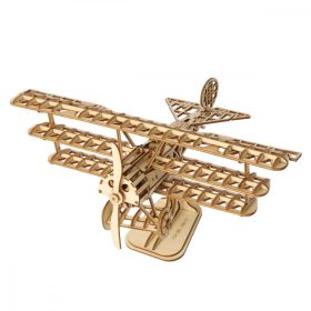 Repülőgép 3D fa puzzle modell