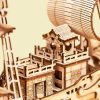 Diplomáciai hajó 3D fa puzzle modell