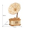GRAMOFON 3D fa puzzle modell