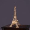 Eiffel-torony 3D fa puzzle modell