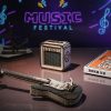 Elektromos gitár 3D fa puzzle modell