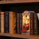 Könyvkuckó Időutazás 3D fa puzzle modell - Book Nook
