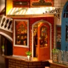 Könyvkuckó Velence 3D fa puzzle modell - Book Nook