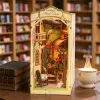 Könyvkuckó Virágbolt 3D fa puzzle modell - Book Nook