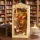 Könyvkuckó Virágbolt 3D fa puzzle modell - Book Nook