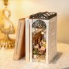 Első találkozások 3D fa puzzle modell - Book Nook