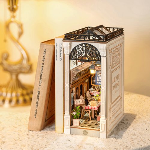 Első találkozások 3D fa puzzle modell - Book Nook