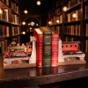 Könyvtámasz vonat 3D fa puzzle modell - Book Nook