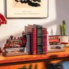 Könyvtámasz vonat 3D fa puzzle modell - Book Nook