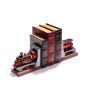 Könyvtámasz vonat 3D fa puzzle modell - Book Nook