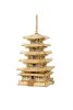 Pagoda 3D fa puzzle modell