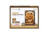 Golden Sunflower 3D fa puzzle napraforgó, finommotorika fejlesztő kreatív modell ajándéknak is tökéletes  