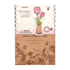 robotime-pink-tulip-3d-fa-puzzle-diy-rozsaszin-tulipan-dekoracio-72-darabos-keszlet