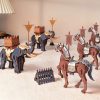 Háborús ló 3D fa puzzle modell