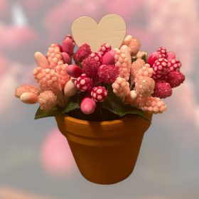 Kis Kezek Nőnapi Ajándéka - Virágcsokor cserépben