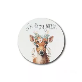 Őszi ajtódísz-Jó, hogy jöttél őzikés 24,5 cm